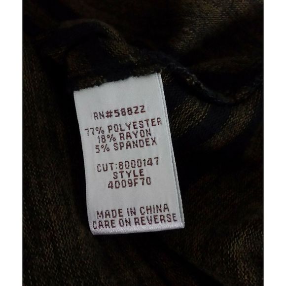 MSSP Max Flowing Striped Blouse Loose Fit Top XL - Picture 6 of 6